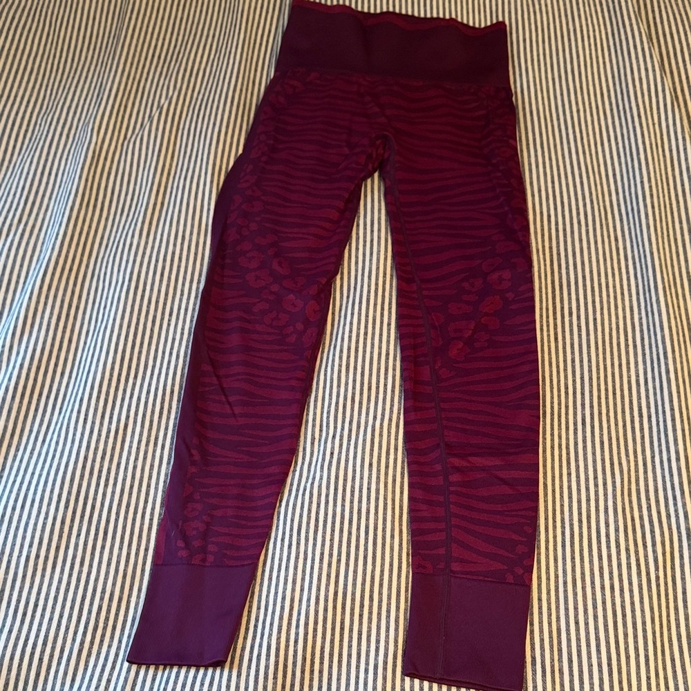 Sofia by Sofia Vergara Burgundy Leggings